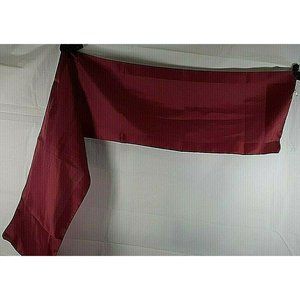 Boselli Scarf Trevtra Made in Italy Bandeau Long Cranberry Red